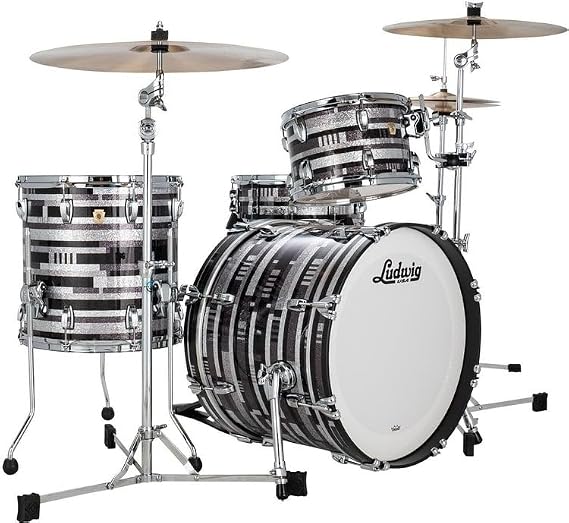 Ludwig Classic Maple Downbeat 3-piece Shell Pack - Digital Sparkle