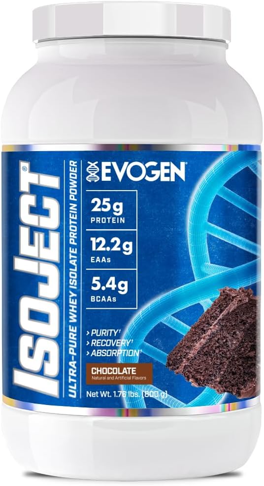 Evogen Isoject Whey Protein Isolate | Recovery | Chocolate | 25 Servings