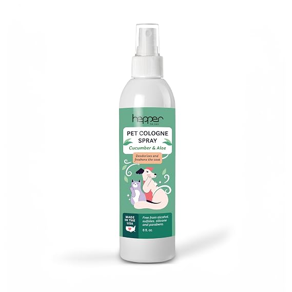 Hepper Pet Cologne Spray for Dogs & Cats - Cucumber & Aloe - 8oz