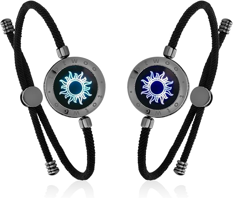 TOTWOO Long Distance Touch Bracelets for Love, Gifts for Mother-Daughter, Sisters