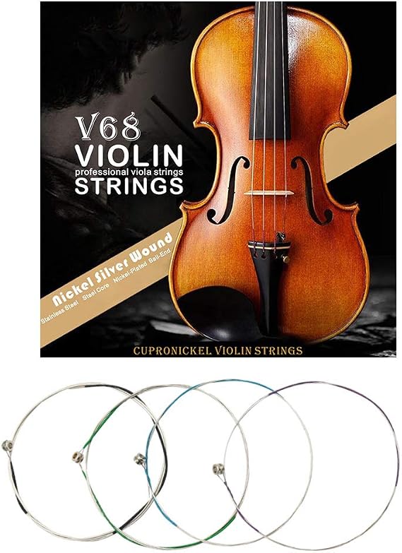 4pcs/set Violin Strings E-a-D-G Core Fiddle String Replacement 3/4/Violin Instrument Parts Accessories Acoustic Guitar Strings