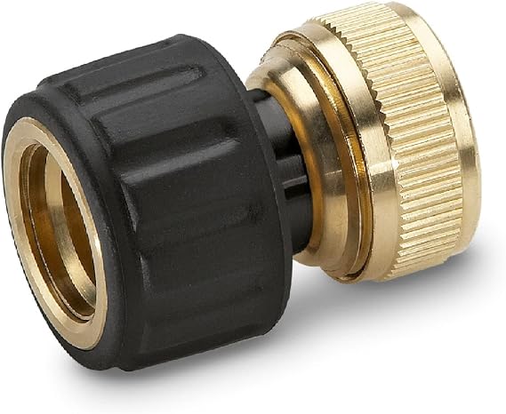 Karcher Brass Hose Fitting 3/4'' Aqua Stop