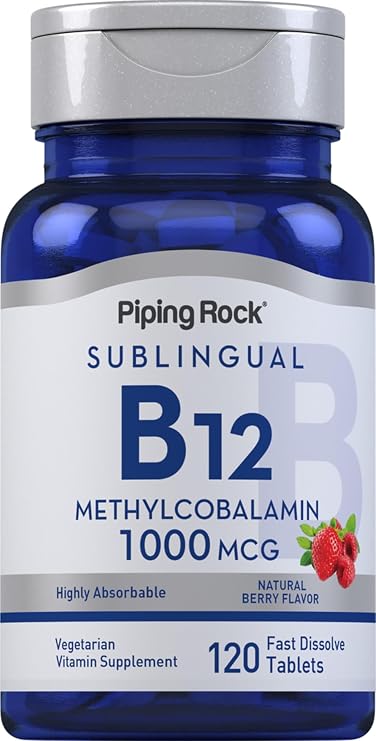 Piping Rock Vitamin B12 1000 mcg Sublingual | 120 Tablets