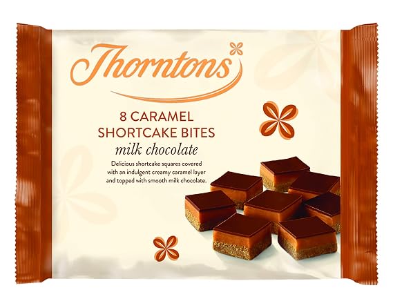 Original Thorntons Mini Caramel Shortcake Bites Imported From The UK England