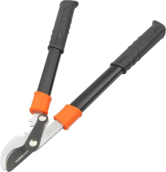 HARDEN Tools 19" (480mm) By-Pass Lopping Pruner 4mm High Carbon Steel Blade, Teflon Coating, Heat Treated for Durability, Cuts Up to 25mm Diameter Wood
