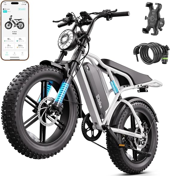 TS TST GRP LLC Electric Bike for Adults with 48V 15Ah Removable Battery