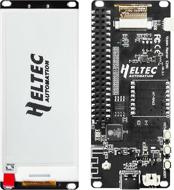 Heltec Meshtastic ESP32S3 SX1262 LoRa Node 2.90-Inch E-Ink Display 915MHz