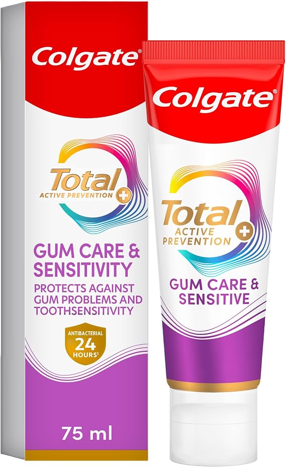 Colgate Total Active Prevention + Gum Care & Sensitivity Toothpaste 75ml