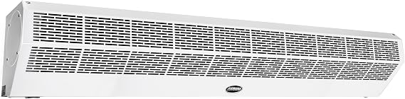 DuraSteel Wall Mounted Air Curtains for Doors Commercial - 60 Inch White Fly Fans - Super Power Over Door Fan with MS Switch - Sliding Under Door Fans to Move Air Curtain Blower Keep Flies Bugs Out