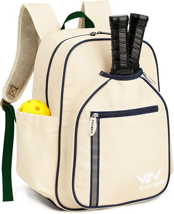 Pickleball Bag, Men Women Pickleball Backpack with Shoe Compartment