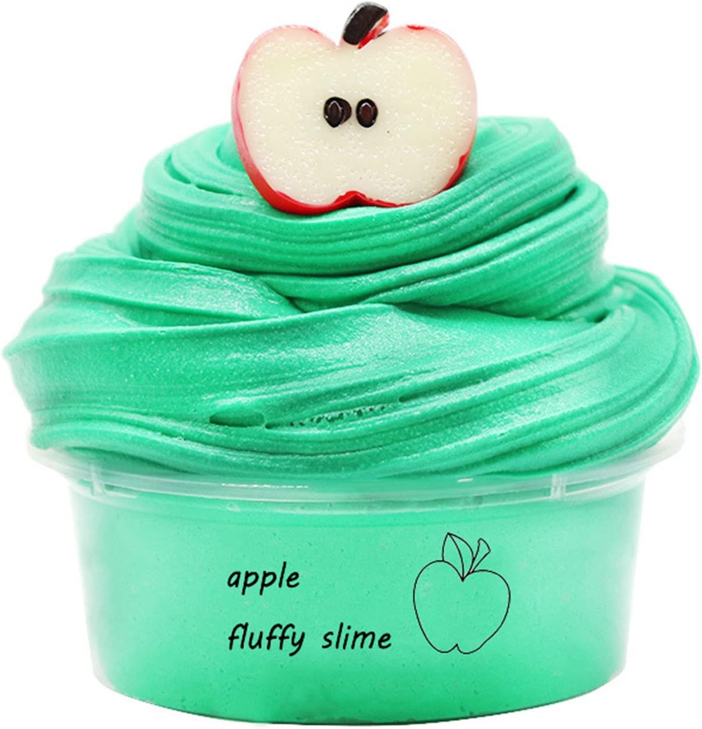 Butter Slime Kit, 1 Pack 60ml Slime Sludge Toy with Charm Fruits Scented Stress Relief Sensory Toy A Slime