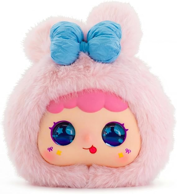 Interactive AI Smart Plush Toy - Soft Talking Companion, Emotional Eyes, Screen-Free Multilingual Learning, Bedtime Storyteller, White Noise, Parental Control App, Gift for Kids 3+, Rabbit