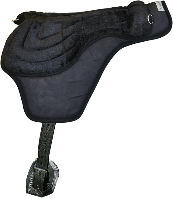 Intrepid International Comfort Plus Western Bareback Saddle, Anti-Slip Horse Saddle Pad, Bareback Pad w/Girth, Trail & Leisurely Riding, Horse Saddle Pads