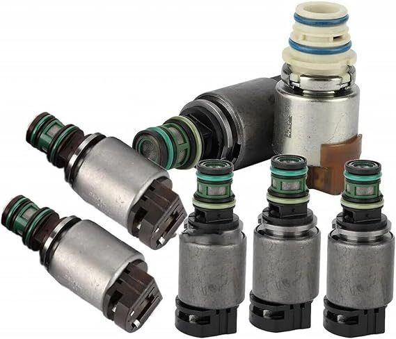 7Pcs 6R80 6R60 AL3P7G276AF Transmission Valve Body Solenoid Kit Compatible with F150