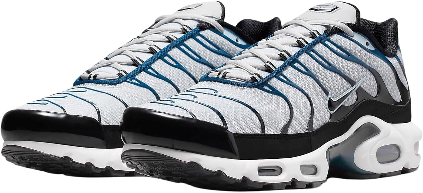 Nike Air Max Plus Men's Shoes (FN6949-001, Pure Platinum/Court Blue) Size 9