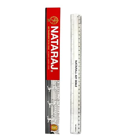 Nataraj Scale, 30 cm - Pack of 10