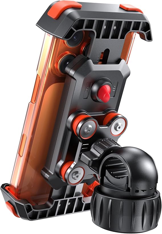 LOXP Anti-Shake Bike Phone Holder with 2026 Dual Vibration Dampener