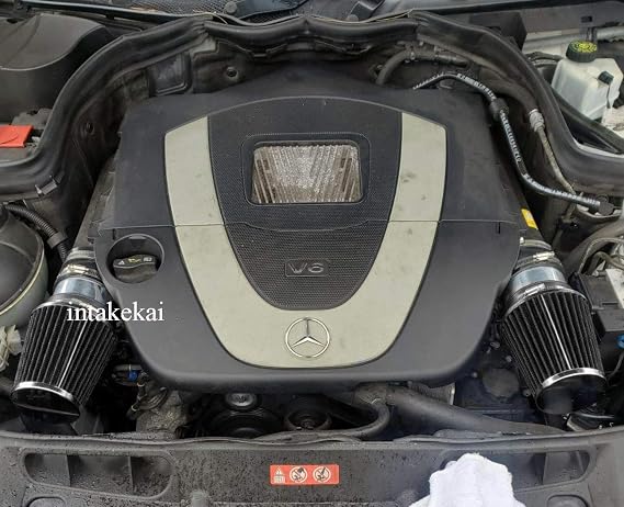 INTAKEKAI Performance Air Intake (Compatible with 2008-2012 MERCEDES BENZ C300 3.0L V6 MODELS) (BLACK)