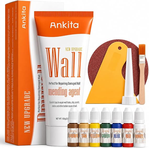 Spackle Wall Repair Kit(Color Match), Drywall Repair Filler for Wall Hole