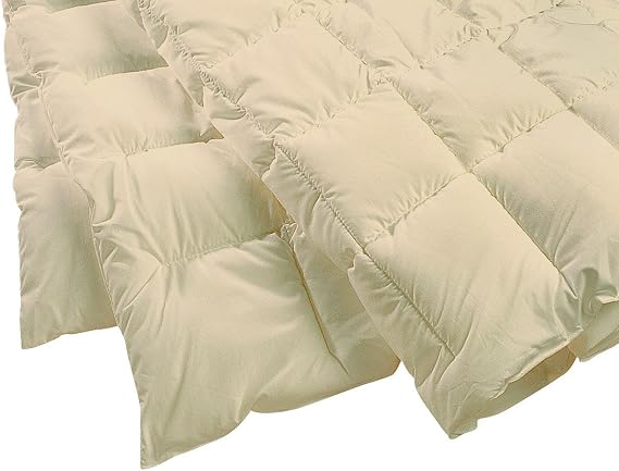 Dust Mite- and Allergen-Proof Lightweight Comforter; Premium Microfiber (Twin; 'Natural' Cream Color)