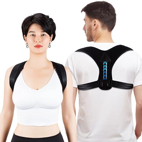Comfy Brace Posture Corrector-Back Brace for Men and Women, Neck,Shoulder,and Back Pain Relief