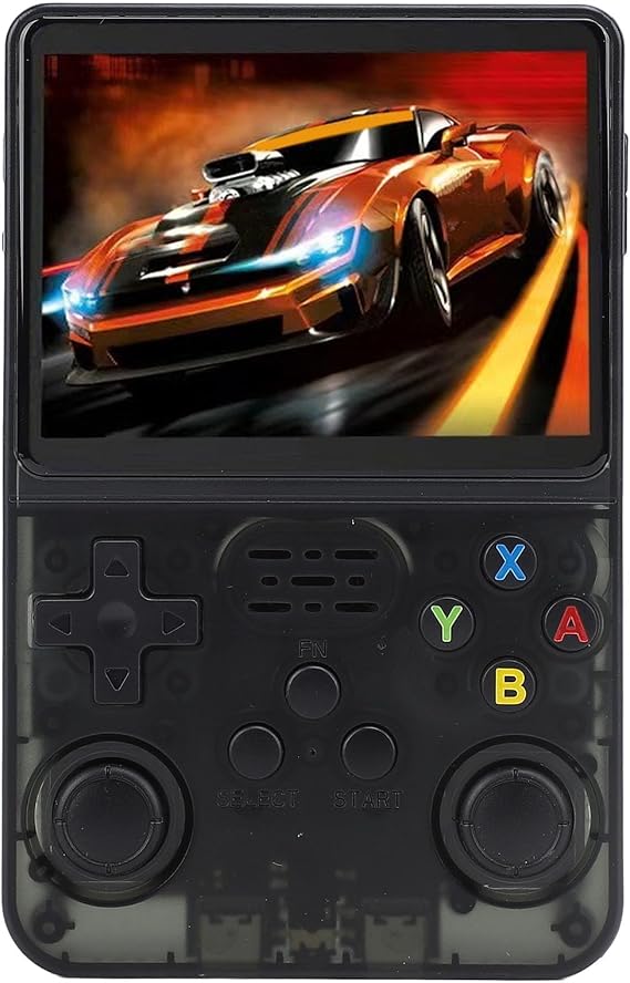 Generic Handheld Video Games Console Dual 3D Joysticks R36S Handheld Game Console 3200mAh Retro Video for Players (128GB)