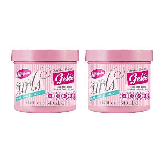 Dippity Do Girls With Curls De-Frizz Light Hold Gelee Duo, 2 Pack