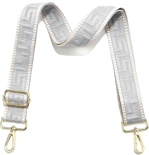 Wide Purse Strap Replacement Crossbody Canvas Shoulder Bag, Universal Adjustable Straps for Bags(55Long)