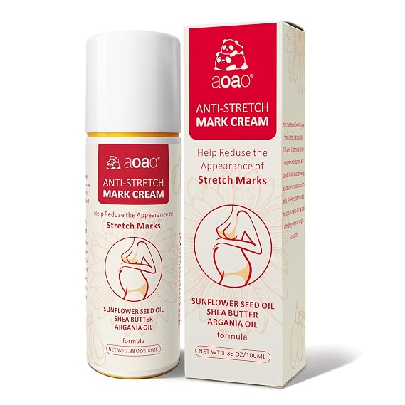Pregnancy Stretch Mark Cream, Gentle Maternity Tummy Skin Care, 10.1 Fl Oz