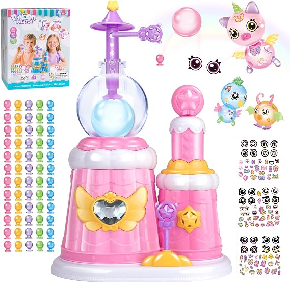 nicknack Princess Pink Balloon Animals Kit with Pump Craft Kits Girls Gifts