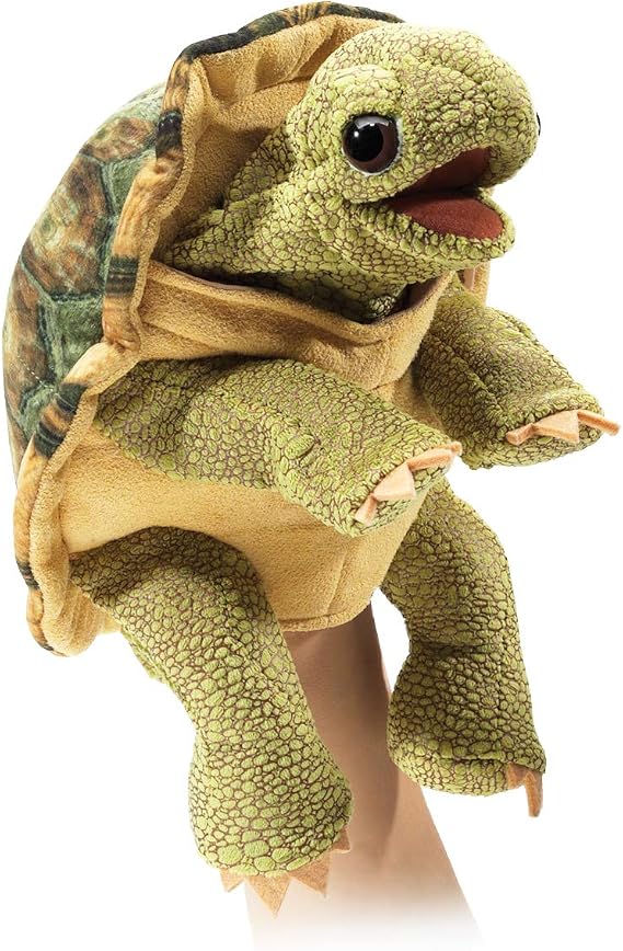 Folkmanis, Hand Puppet Standing Tortoise