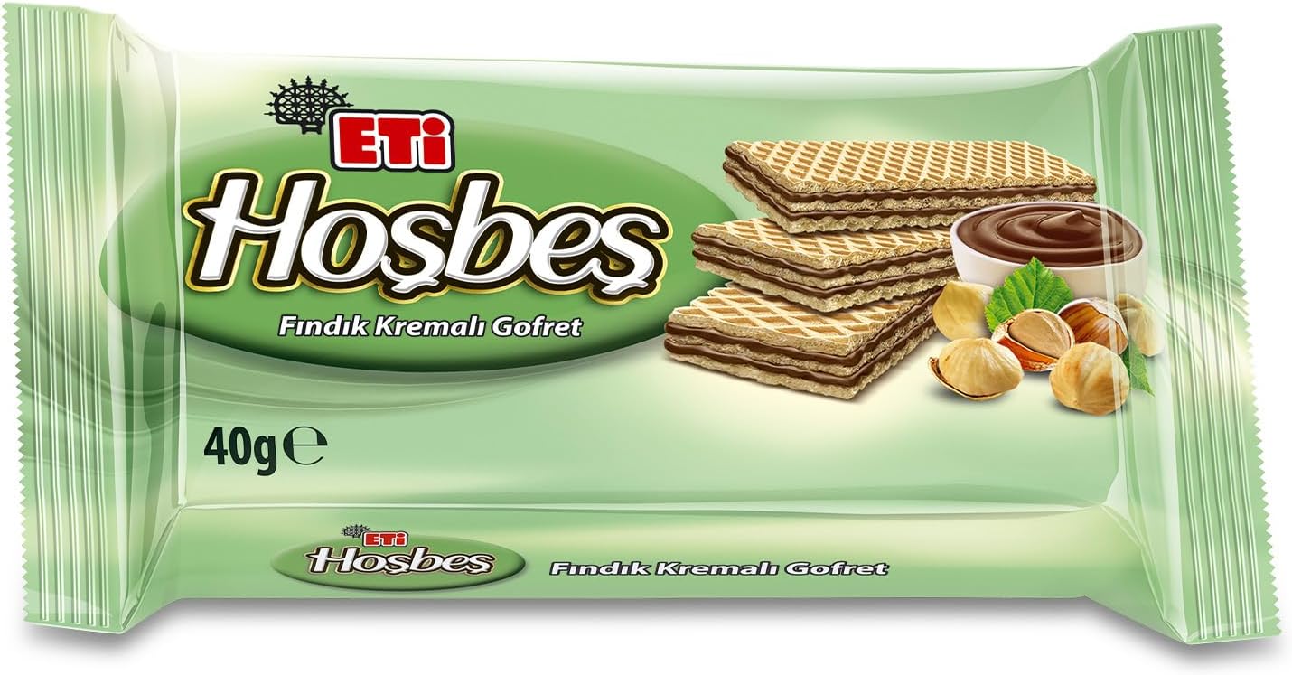 Eti Hoşbeş Hazelnut Cream Wafer 40 g