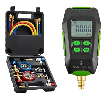 Digital Vacuum Gauge and Manifold Gauge