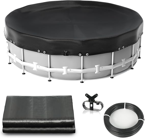 18 ft Round Pool Cover Thicker Winter Pool Cover for Above Ground Pools
