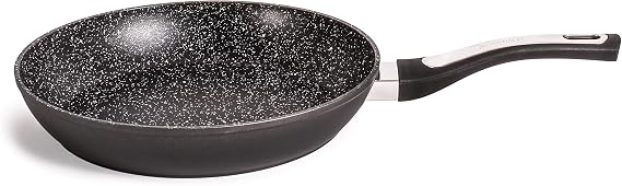 BergHOFF Essentials Nonstick 11 Inch Cast Aluminum Induction Frying Pan | FernoGreen Non Toxic Coating, Soft Touch Handle, Gas & Electric Cooktop Compatible, Easy Food Release & Easy Cleanup