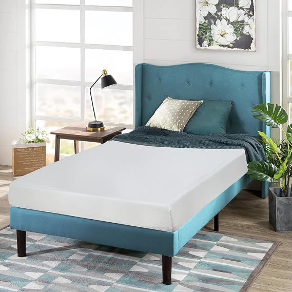 MKDLUFEI 8 Inch Twin Mattress, CertiPUR-US Certified Gel Memory Foam Mattress with White Washable Cover, Medium Firmness, Twin Size