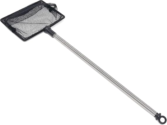 Long Handle Fine Net Fish Tank Net Retractable 24 inches