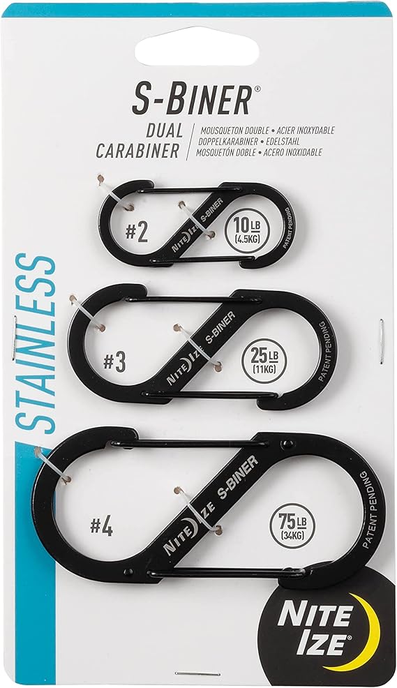 Nite IZE S-Biner Dual Carabiner Aluminum