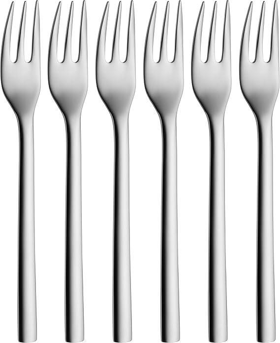 WMF Cake Forks Set Stainless Steel Silver 21.1 x 17.5 x 2 cm