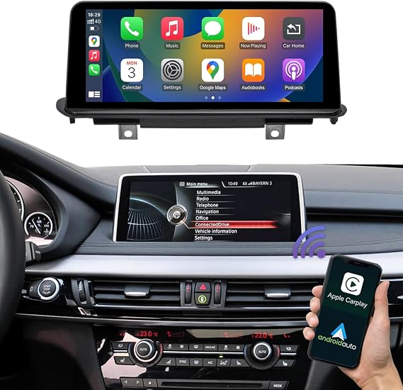 Road Top 10.25" CarPlay Screen for BMW X5 X6 F15/F16 with NBT (2014-2016)