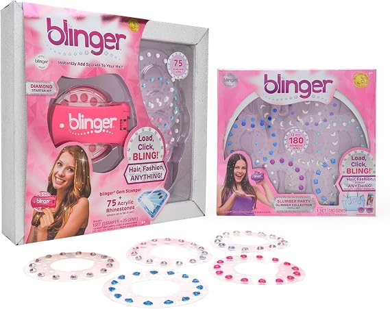 blinger Bundle, Diamond Starter Set & Glimmer Refill Pack, Slumber Party
