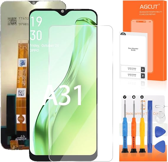 for Oppo A31/A5/A9 2020 Screen Replacement for Oppo A31 LCD Display CPH2015, CPH2073, CPH2081, CPH2029, CPH2031 LCD Digitizer Touch Screen Assembly Repair Parts