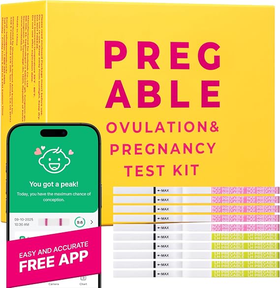 Combo Kit: 50 Ovulation + 20 Pregnancy Tests