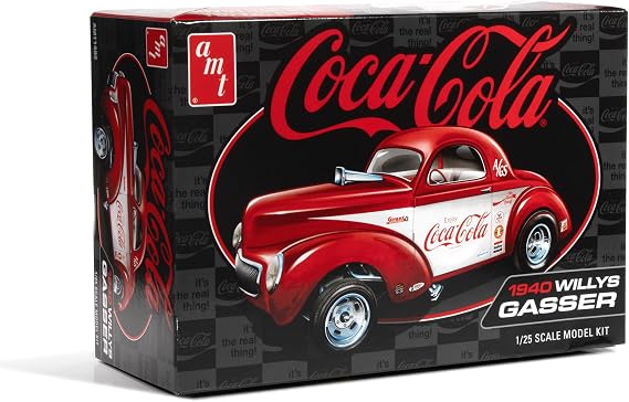 AMT 1940 Willys Coupe (Coke Race Team) 1:25 Scale Model Kit
