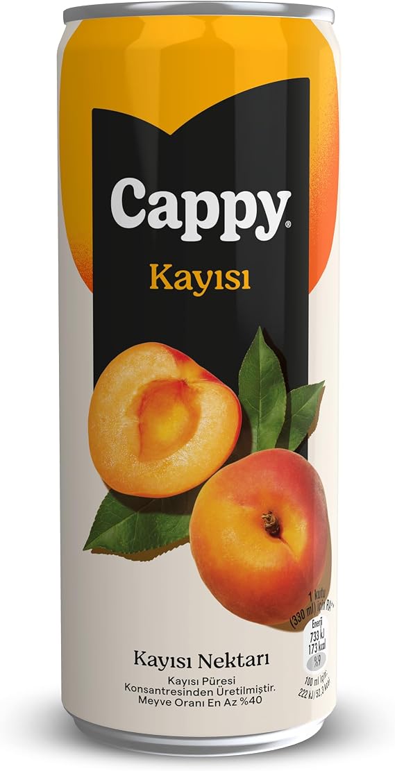 Cappy Kayısı Nektarı Kutu 12x330 ml