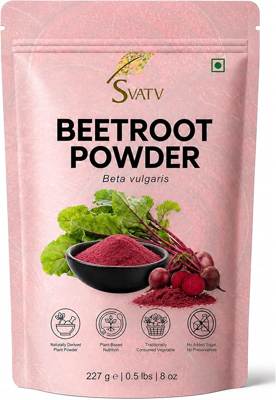 Beet Root Powder, Natural Nitric Oxide Booster, Powdered Superfood for Natural Energy - 227g, 8oz, Half Pound