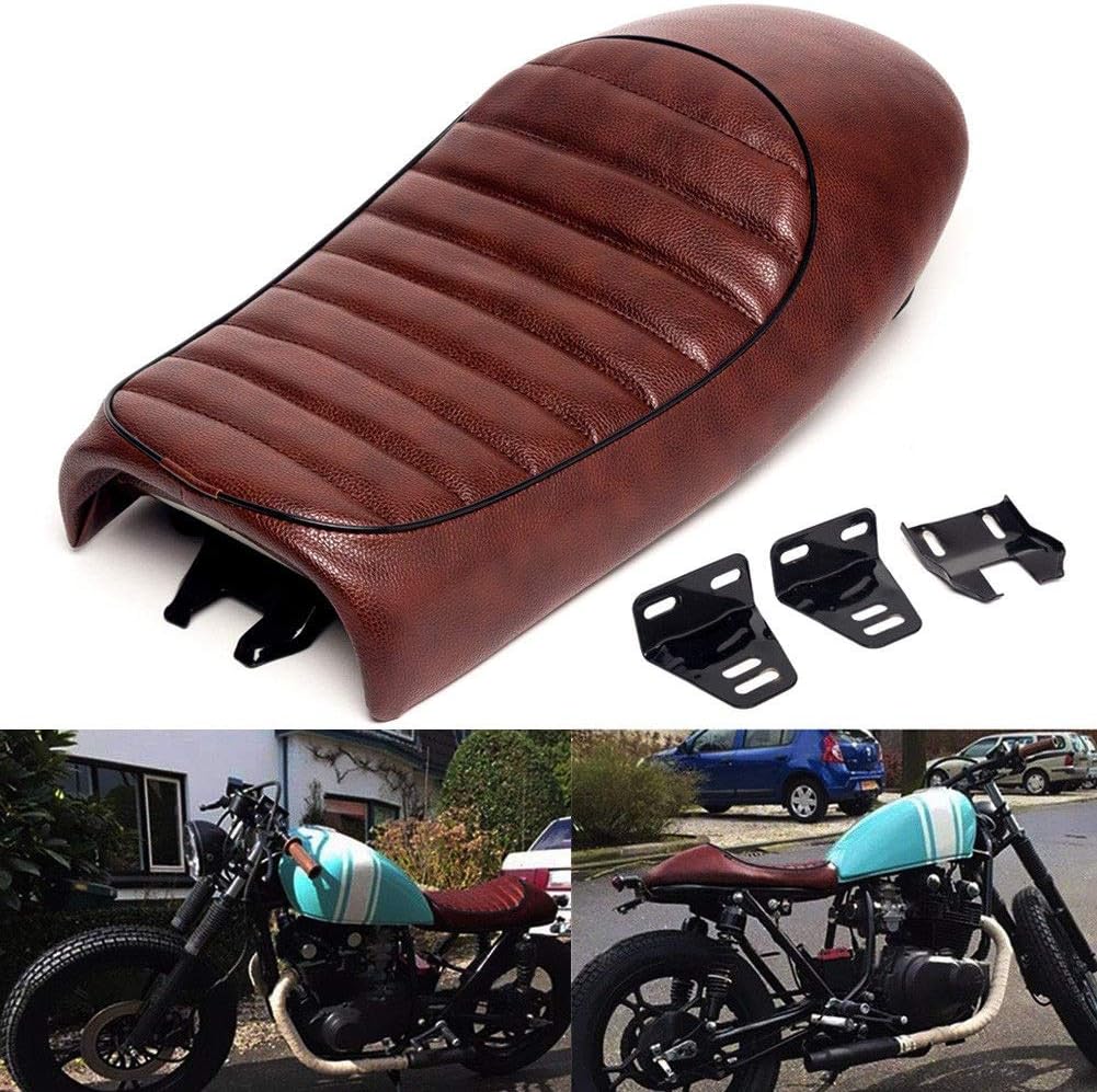Triclicks Universal Cafe Racer Seat Vintage Saddle