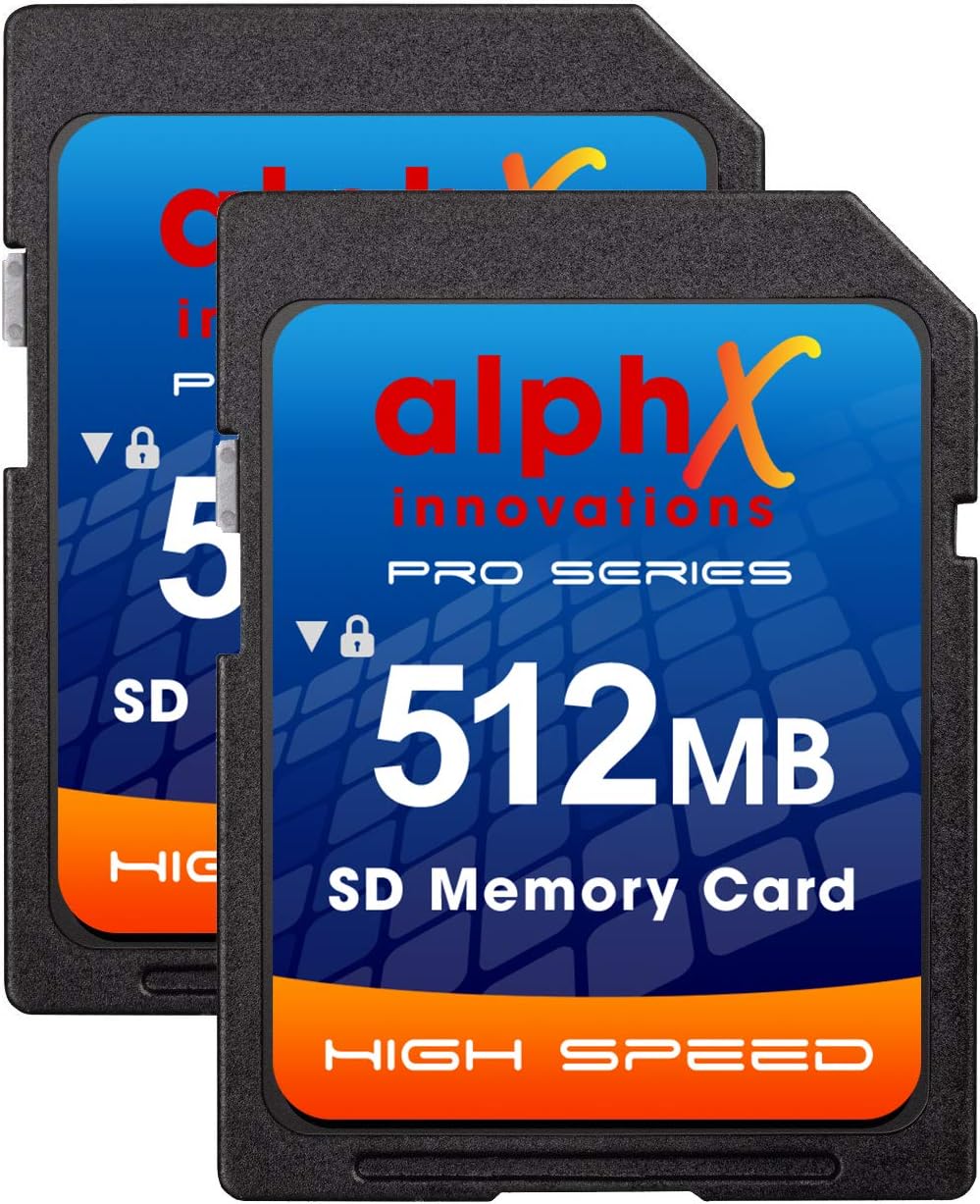 D50 D40 D40X D3300 Digital Camera Memory Card 2X 512MB Secure Digital SD Memory Card 1 Twin Pack