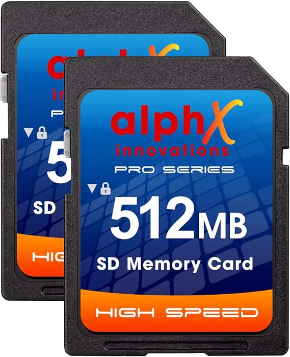 D50 D40 D40X D3300 Digital Camera Memory Card 2X 512MB Secure Digital SD Memory Card 1 Twin Pack