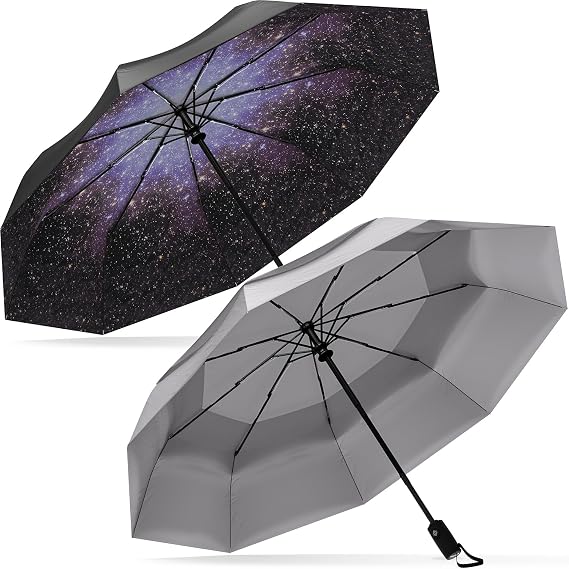 Repel Umbrella The Original Portable Travel Umbrella - for Rain Windproof, Strong Compact, for Wind and Rain - Perfect For On-the-Go, Car and Backpack Umbrella